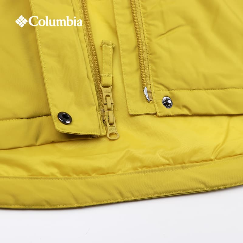 Columbia Теплоизоляционный Ветровка На открытом воздухе Женские Лимон - изображение 5
