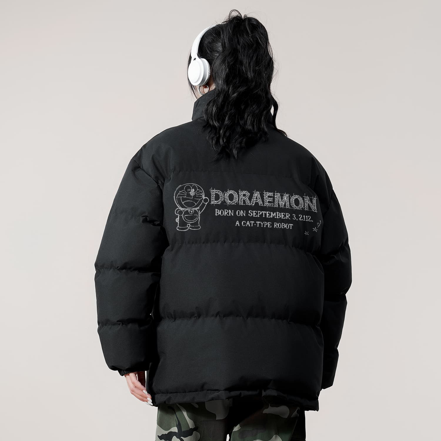 Зимняя куртка пуховик DoraemonA Logo - изображение 4