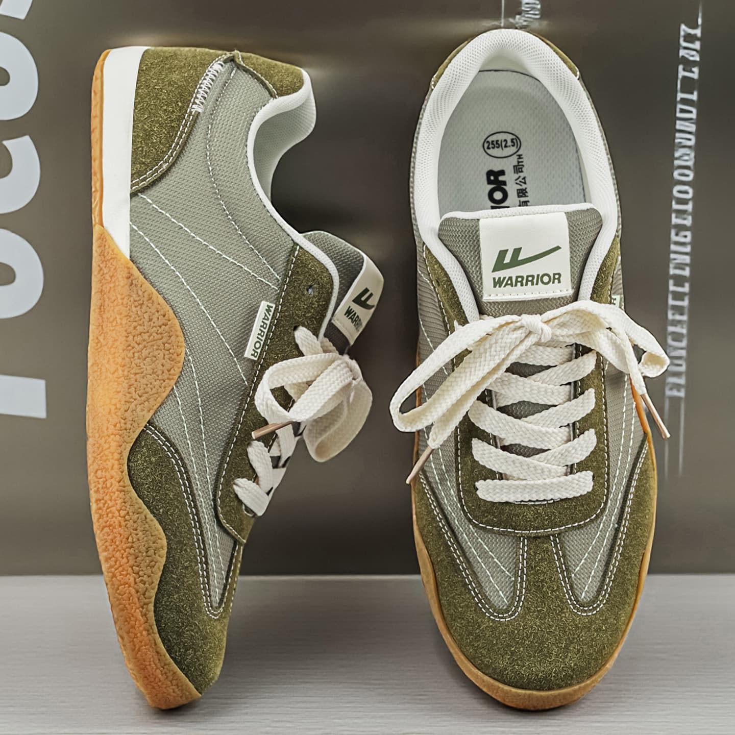 Кроссовки Warrior Low Топ Немецкие армейские кроссовки Мужской Армейский зеленый - изображение 5