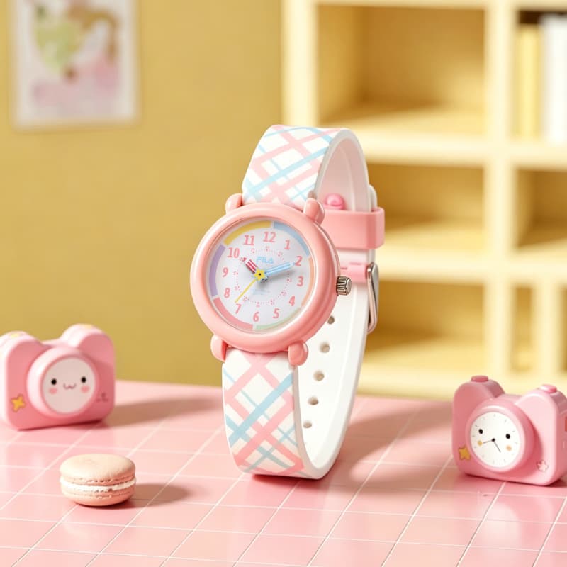 Механические часы FILA KIDS' Коллекция Обхват запястья Кварцевый механизм Силиконовый ремешок Белый циферблат Детский - изображение 2