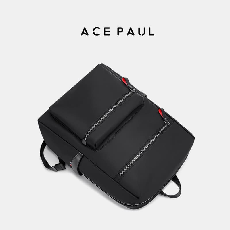 Рюкзак Ace Paul Рюкзаки Обсидиановый черный Унисекс - изображение 5