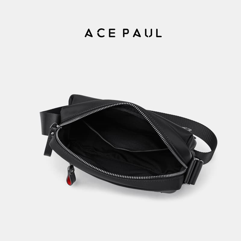 Сумка через плечо Ace Paul Сумки кросс-боди Обсидиановый черный Мужской - изображение 7