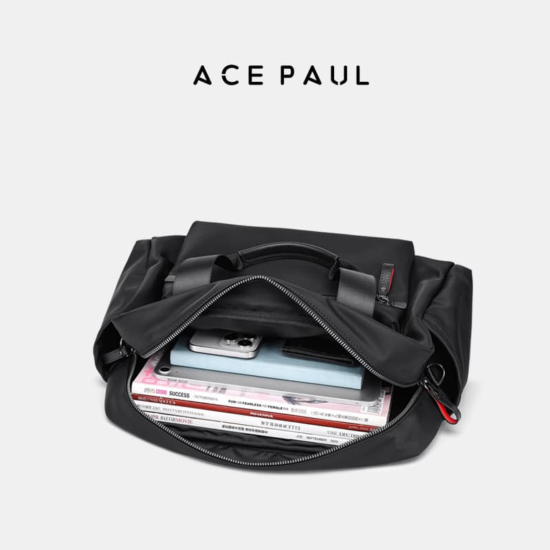 Сумка Ace Paul Сумки Обсидиановый черный Унисекс - изображение 8