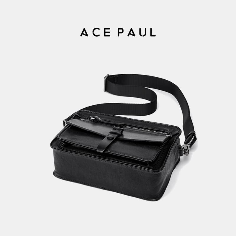 Сумка через плечо Ace Paul Crossbody Bag Black Unisex (Сумка через плечо Ace Paul черного цвета унисекс) - изображение 5