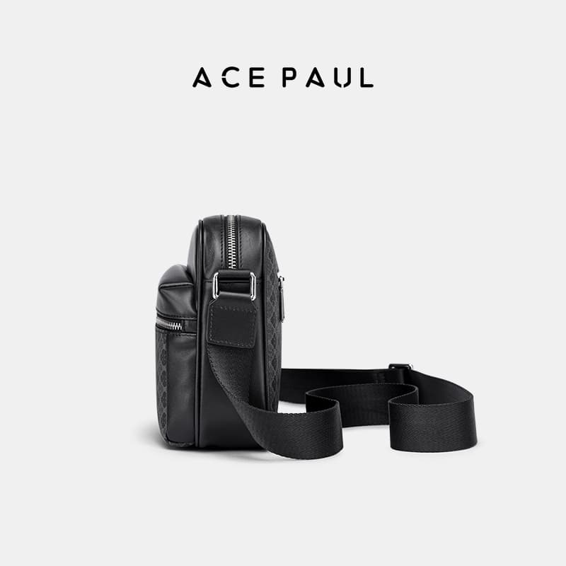 Сумка через плечо Ace Paul Сумки кросс-боди Матовый черный Мужской - изображение 3