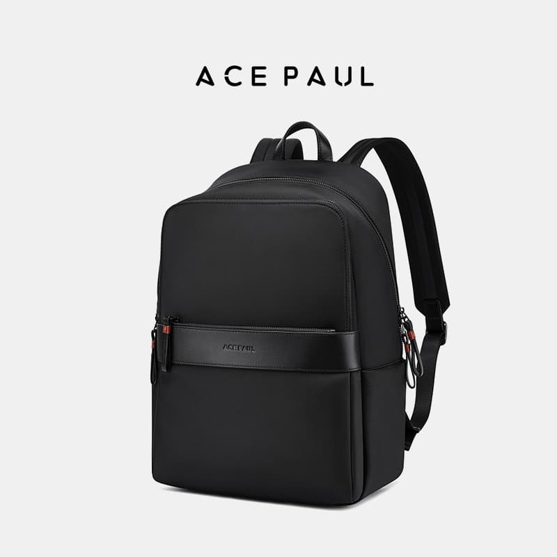 Рюкзак Ace Paul Деловой Формальный Оксфорд Рюкзак Большой Унисекс Обсидиан Черный - изображение 2