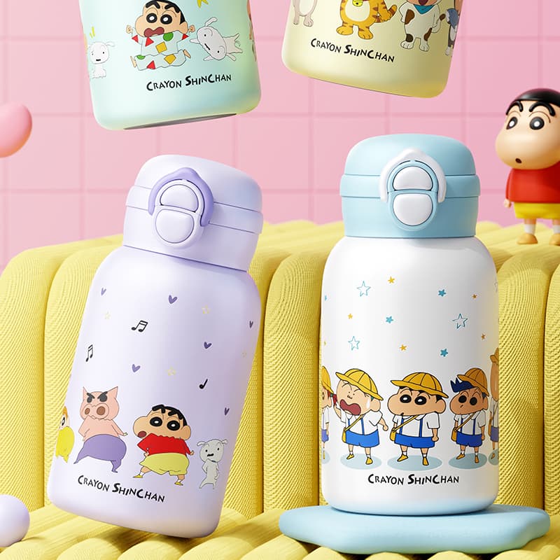 Crayon Shinchan Двойная ручка термокружка 500 мл - изображение 16