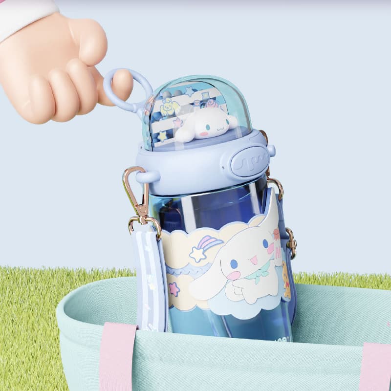 Санрио Hello Kitty Kuromi My Melody Cinnamoroll Практичный Для школьников В Лете 650 мл - изображение 4