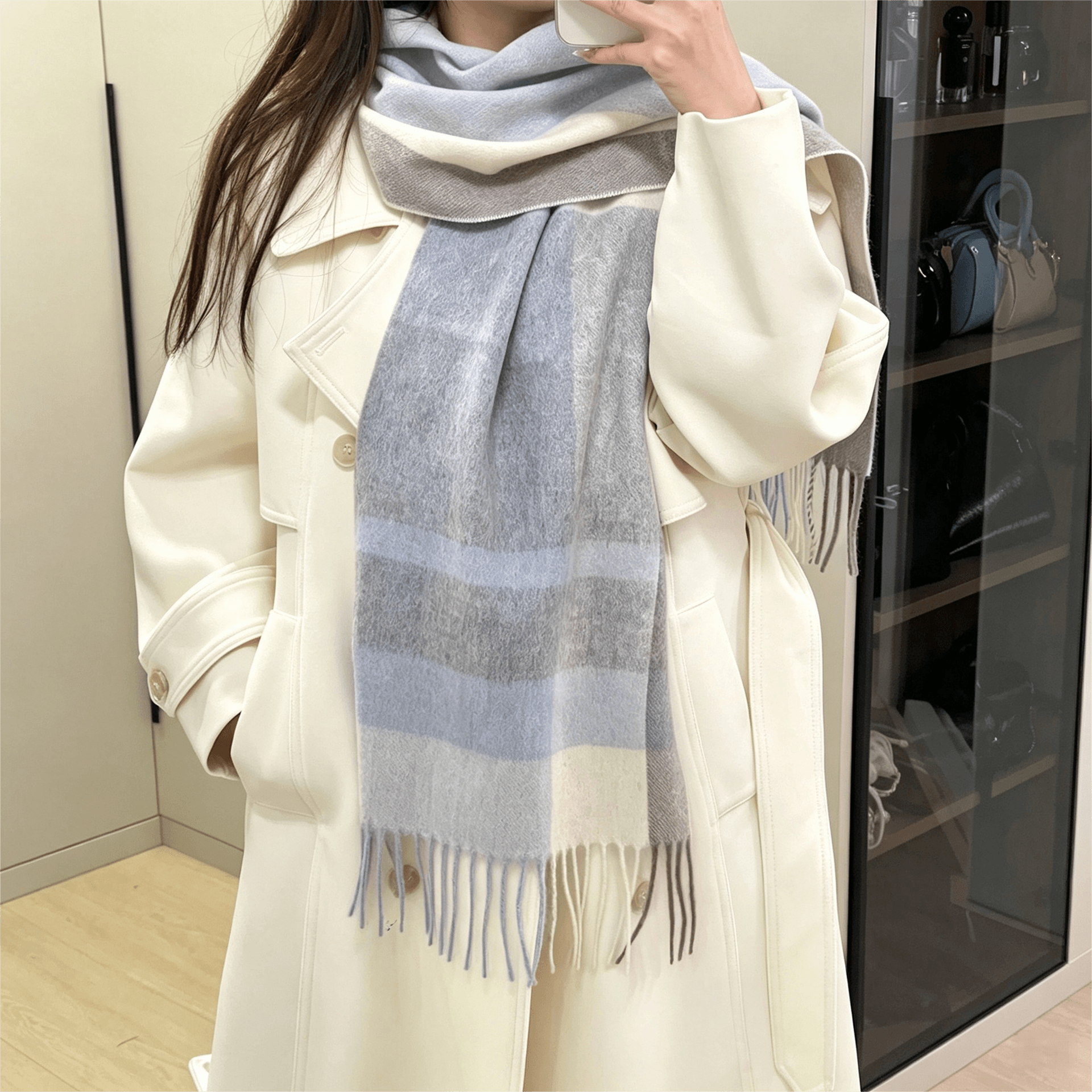 Шарф WARRIOR Wool Knit Платки Унисекс - изображение 2