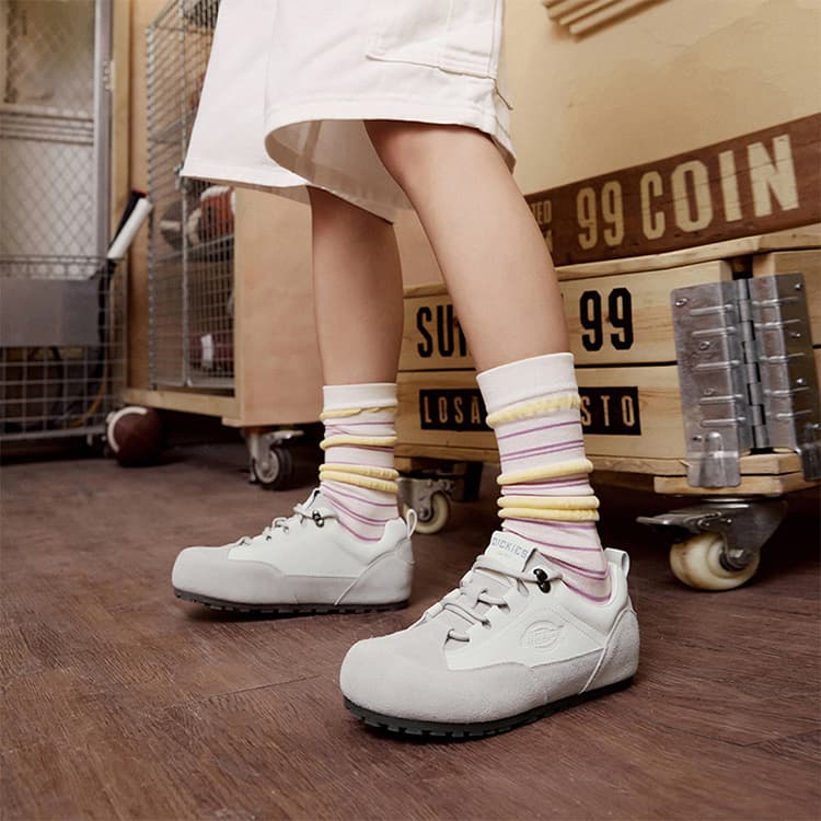 Кроссовки Dickies Синтетическая кожа Спилок коровьей кожи Низкий топ Повседневная обувь Женская - изображение 13