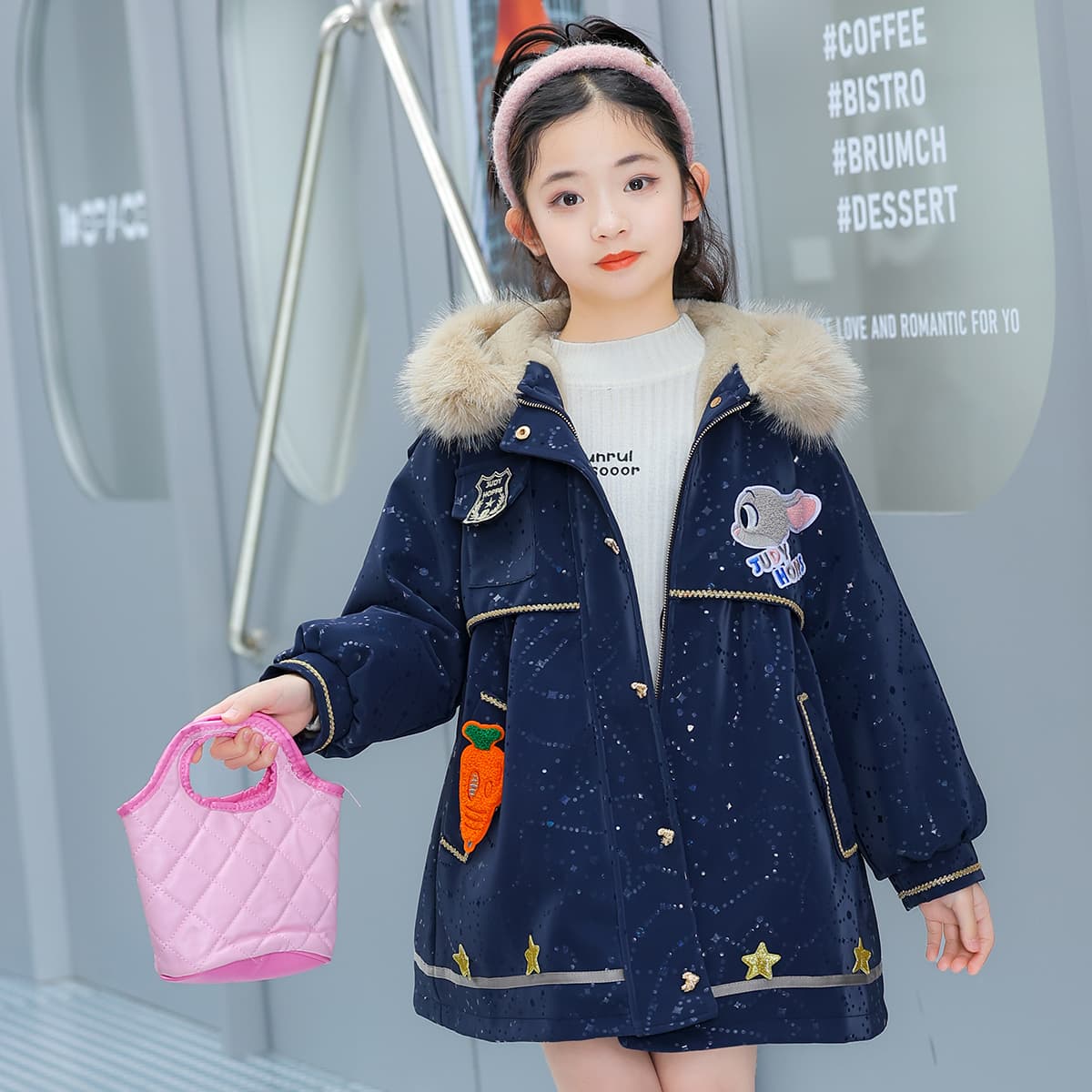Disney PARKA Пальто Темно-синий Детский Возраст 3-7 лет - изображение 6