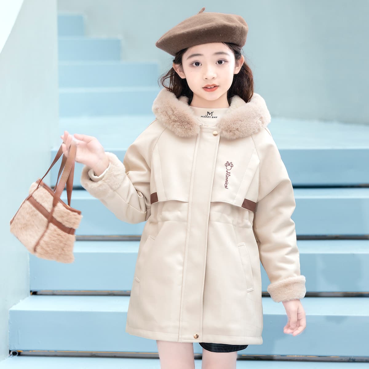 Disney PARKA Пальто Абрикос Детское - изображение 3