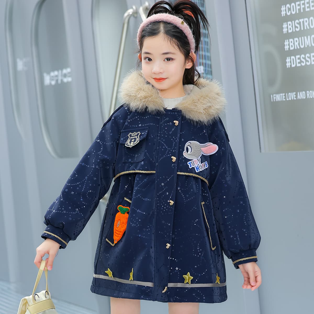 Disney PARKA Пальто Темно-синий Детский Возраст 3-7 лет - изображение 5