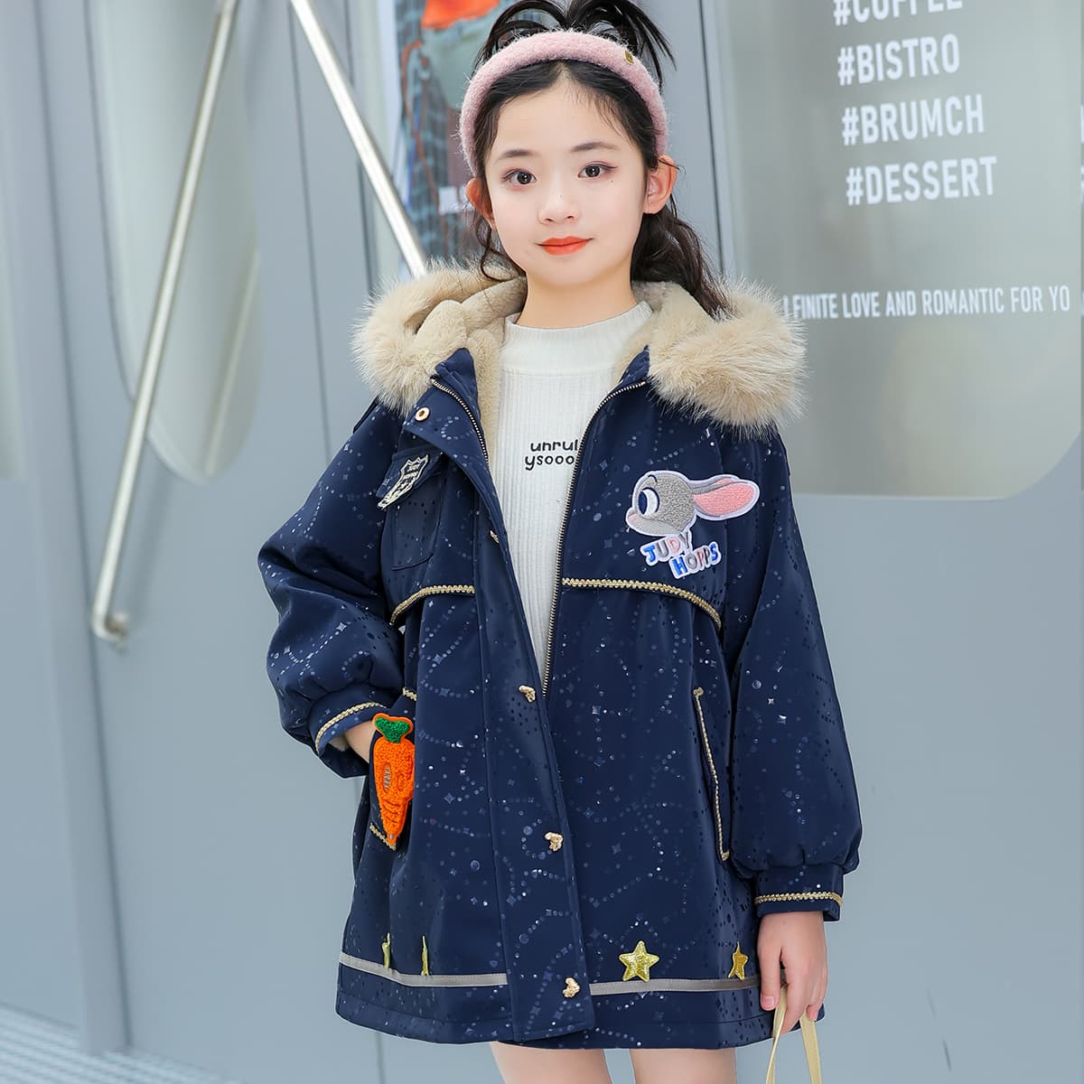 Disney PARKA Пальто Темно-синий Детский Возраст 3-7 лет - изображение 2