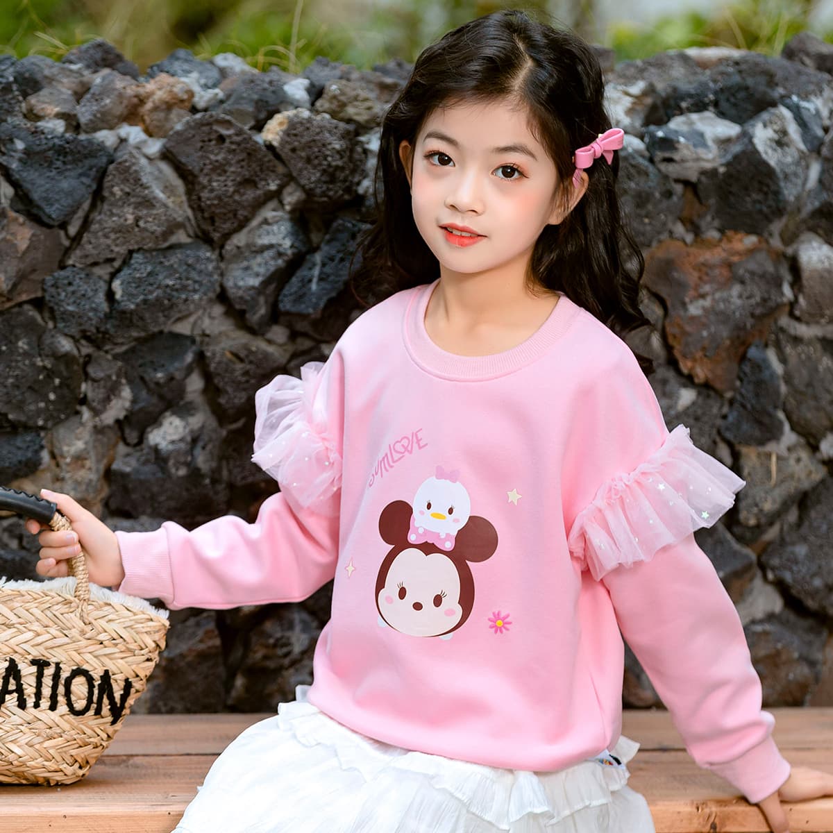 Disney Pine Толстовка Розовый для детей 3-7 лет - изображение 4