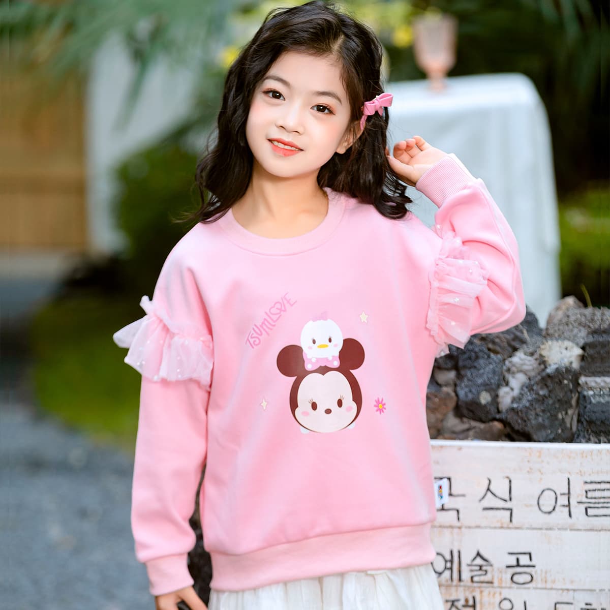 Disney Pine Толстовка Розовый для детей 3-7 лет - изображение 5