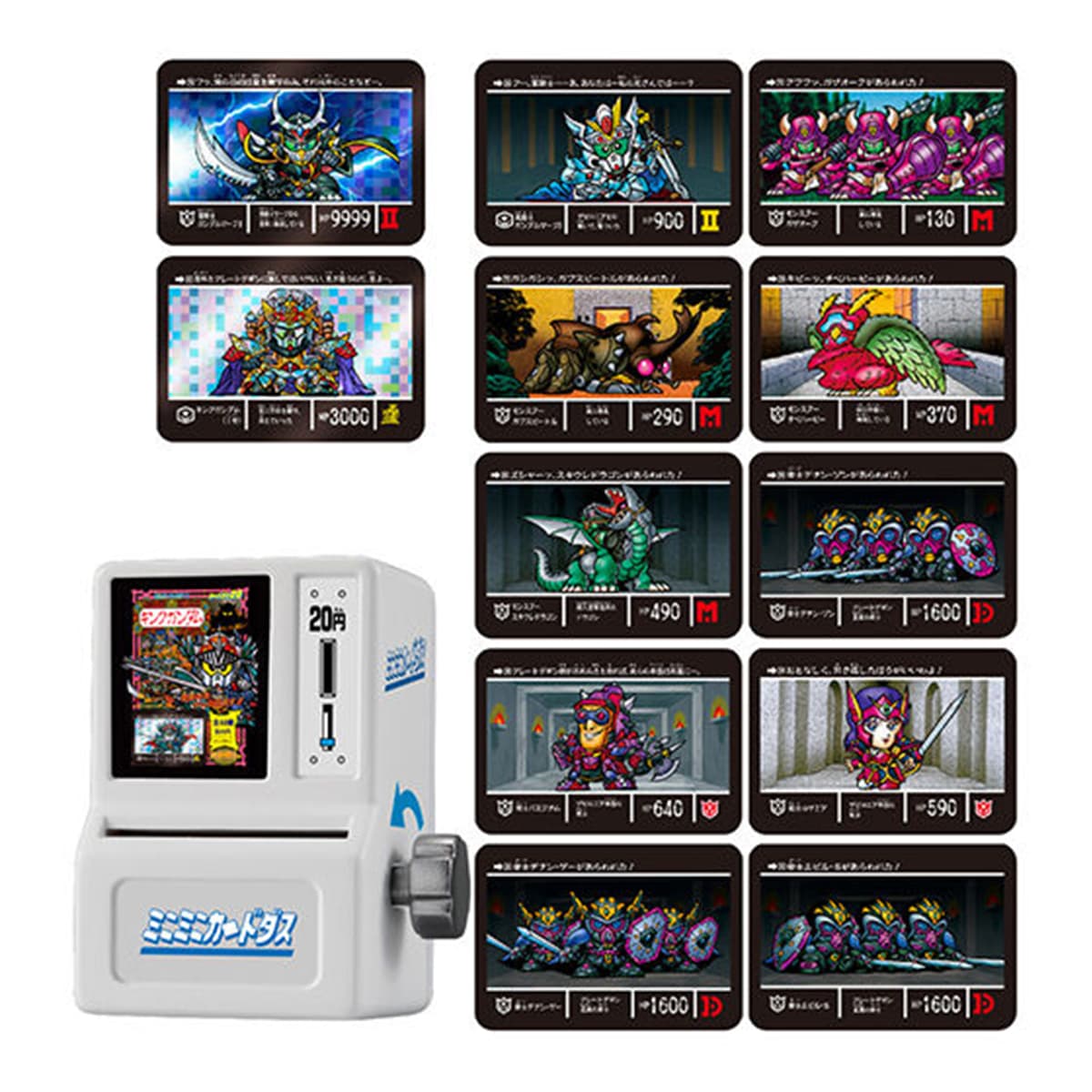 BANDAI SD Gundam Боковая сторона Stories Мини Карта Машина Стайлинг Сувениры и украшения Капсульные игрушки - изображение 4
