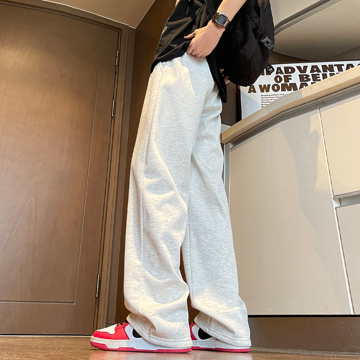 Штаны JEANSWEST Вязаные спортивные брюки унисекс - изображение 6