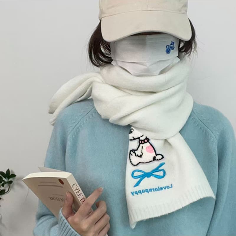 Шарф SNOOPY Полиэстер Трикотаж Шарфы Унисекс - изображение 2