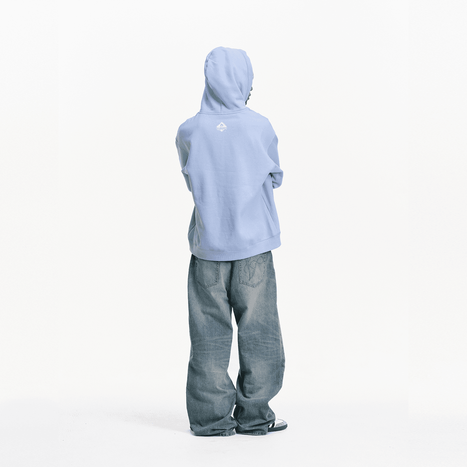 Худи BURNIN Hoodie Square Logo Print - изображение 6