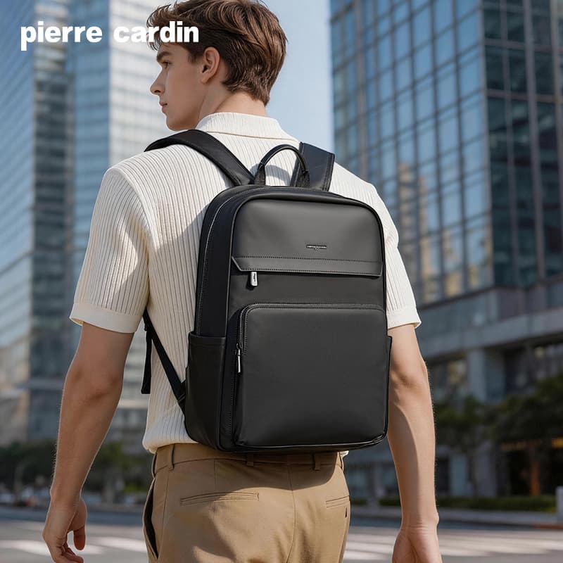 Рюкзак PIERRE CARDIN Рюкзаки Черный мужской - изображение 2