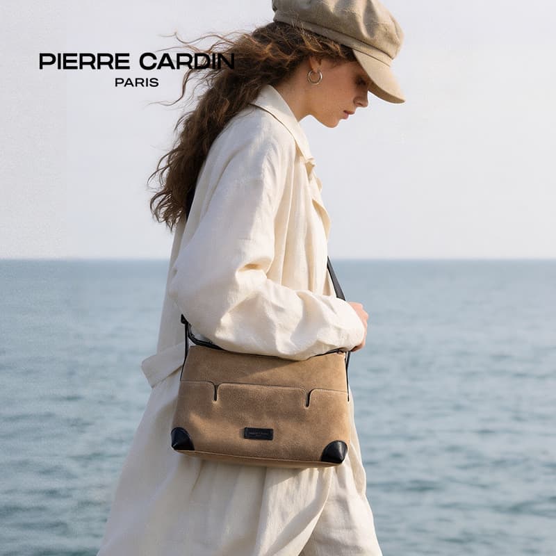Сумка через плечо PIERRE CARDIN Crossbody сумка Коричневая Женская - изображение 5
