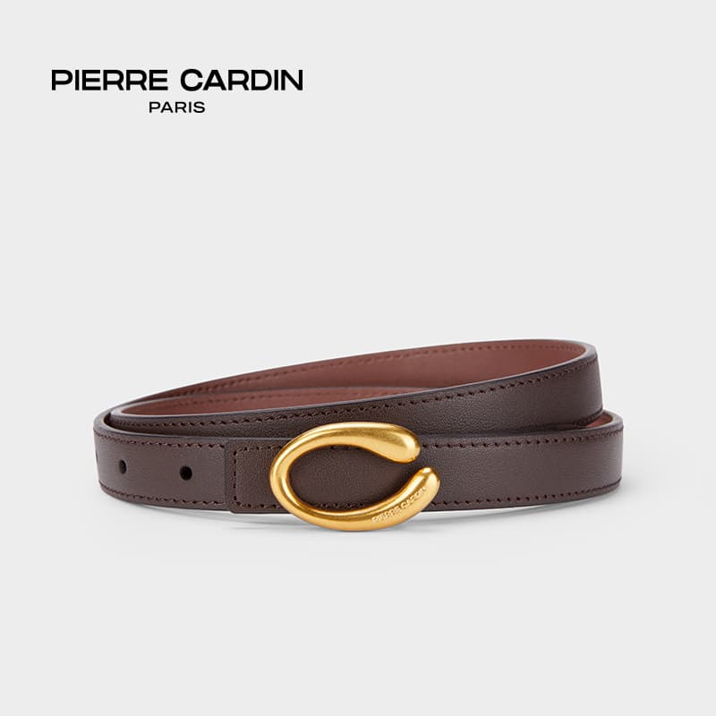 Ремень PIERRE CARDIN Синтетическая кожа сплав верхний слой из коровьей кожи ремни женский золото серебро 1,9 см - изображение 5