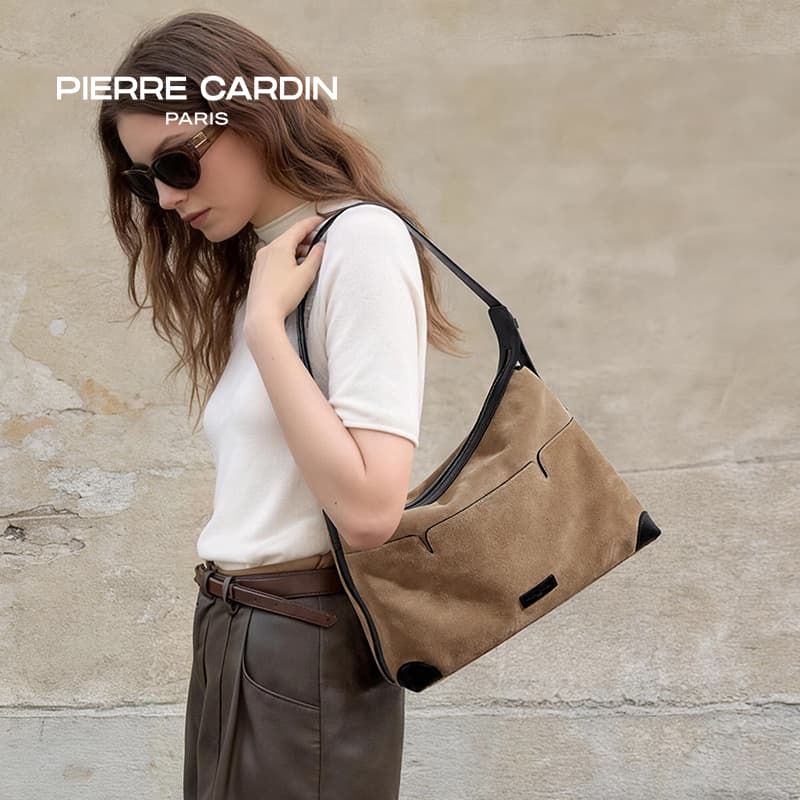 Сумка через плечо PIERRE CARDIN Crossbody сумка Коричневая Женская - изображение 2