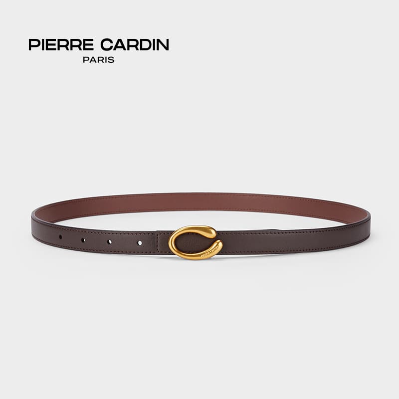 Ремень PIERRE CARDIN Синтетическая кожа сплав верхний слой из коровьей кожи ремни женский золото серебро 1,9 см - изображение 6