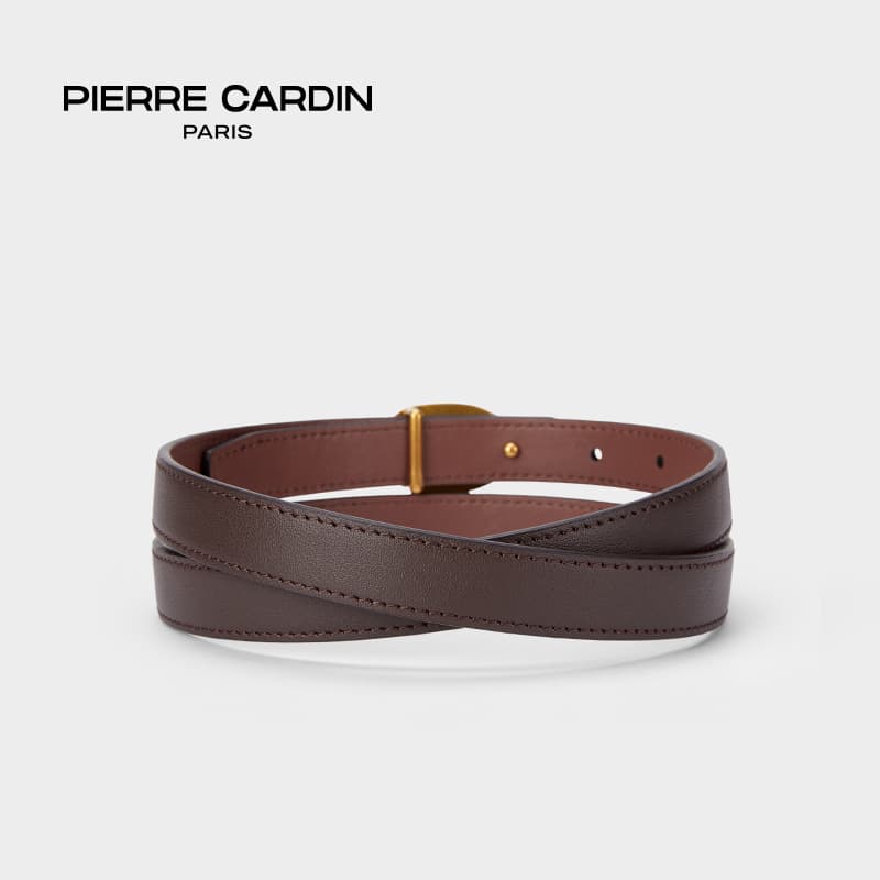 Ремень PIERRE CARDIN Синтетическая кожа сплав верхний слой из коровьей кожи ремни женский золото серебро 1,9 см - изображение 4