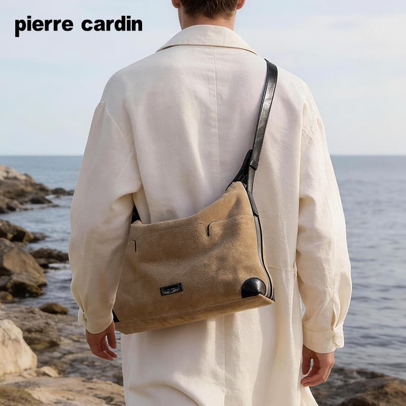 Сумка через плечо PIERRE CARDIN Crossbody Bag Коричневый Унисекс - изображение 4