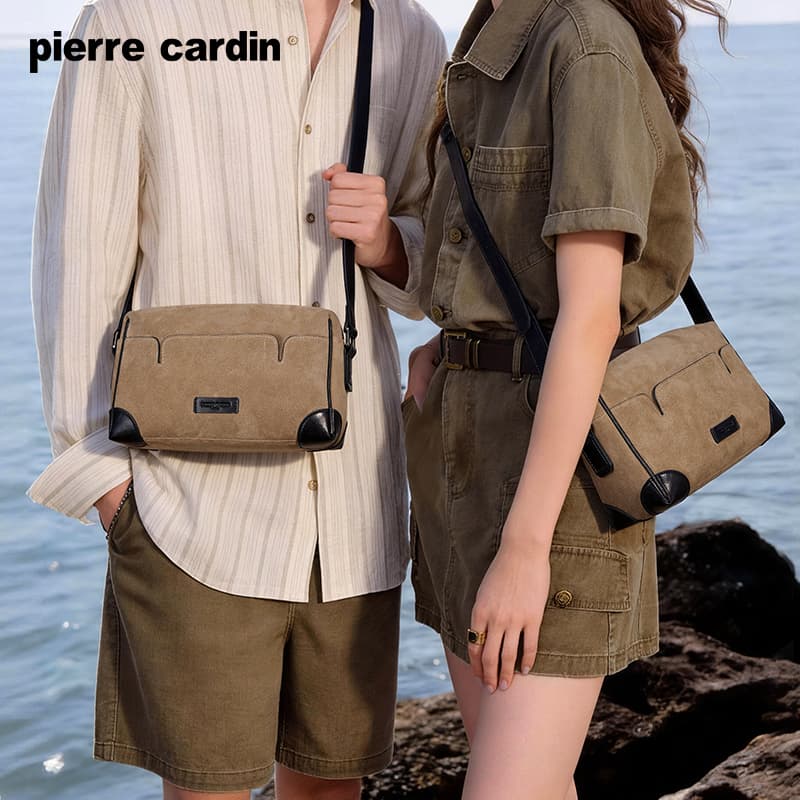 Сумка через плечо PIERRE CARDIN Crossbody Bag Коричневый Унисекс - изображение 2