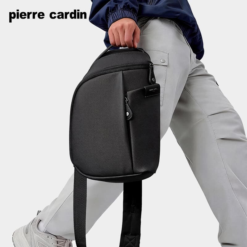 Сумка через плечо PIERRE CARDIN 1800D Кожа Мембрана Сумка через плечо Мужская Черная - изображение 5