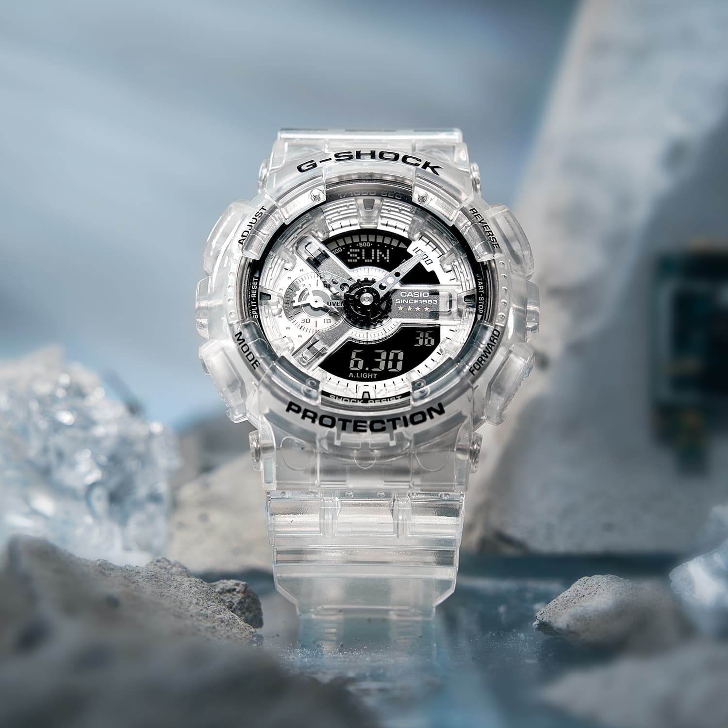 Часы CASIO G-SHOCK40 clearremix51 GS-40 - изображение 8
