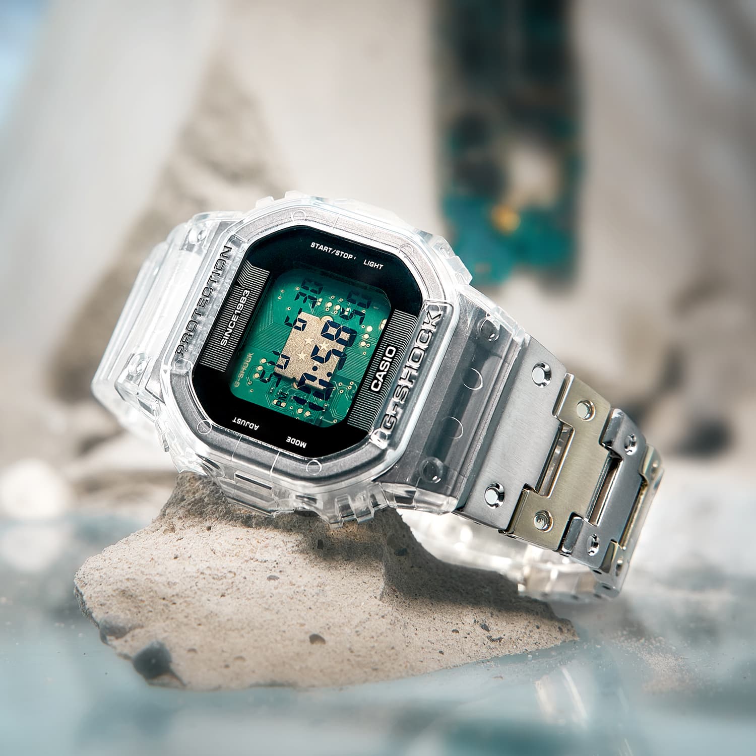 Часы CASIO G-SHOCK40 clearremix51 GS-40 - изображение 13