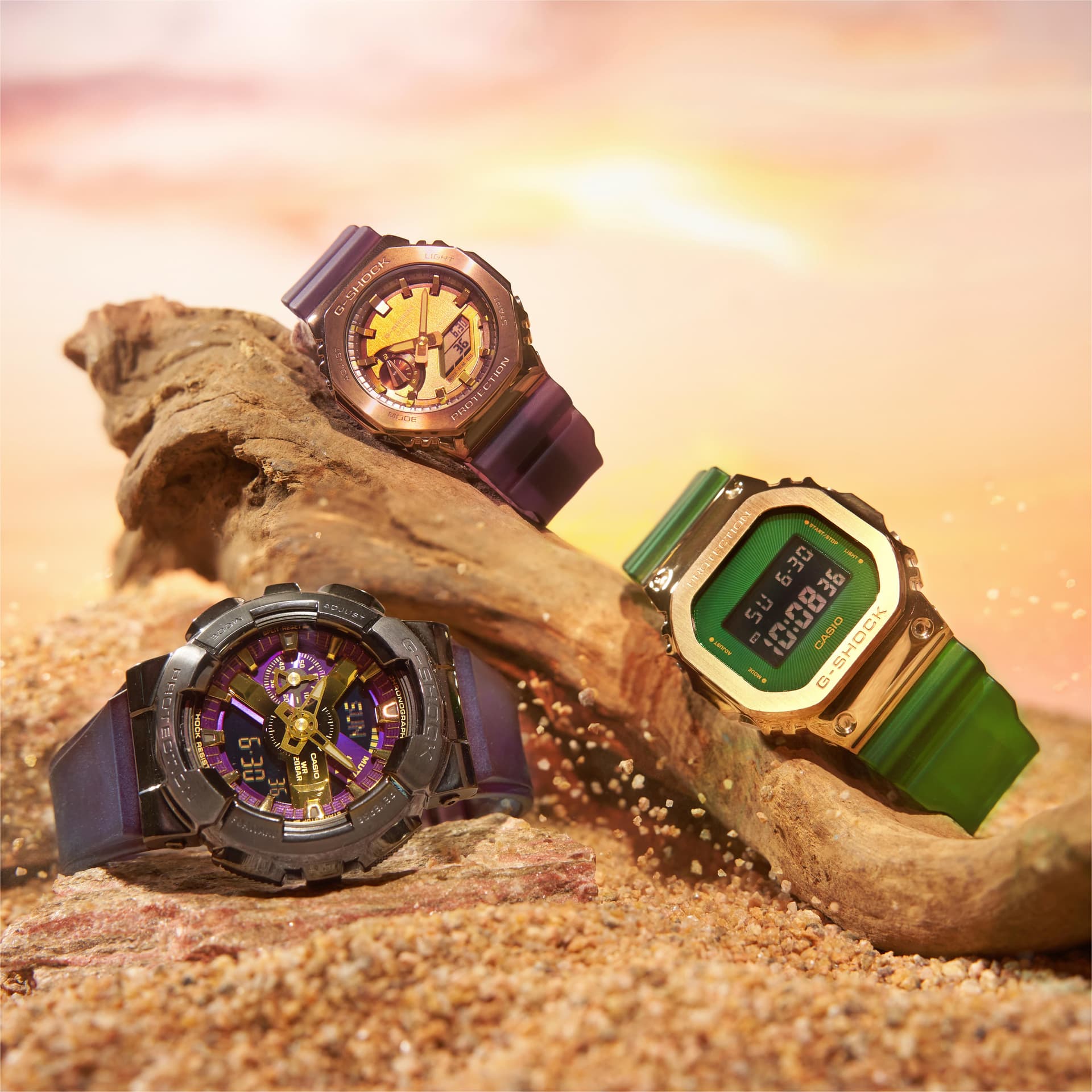 Часы CASIO G-SHOCK 43mm GM-5600CL-3PR - изображение 4