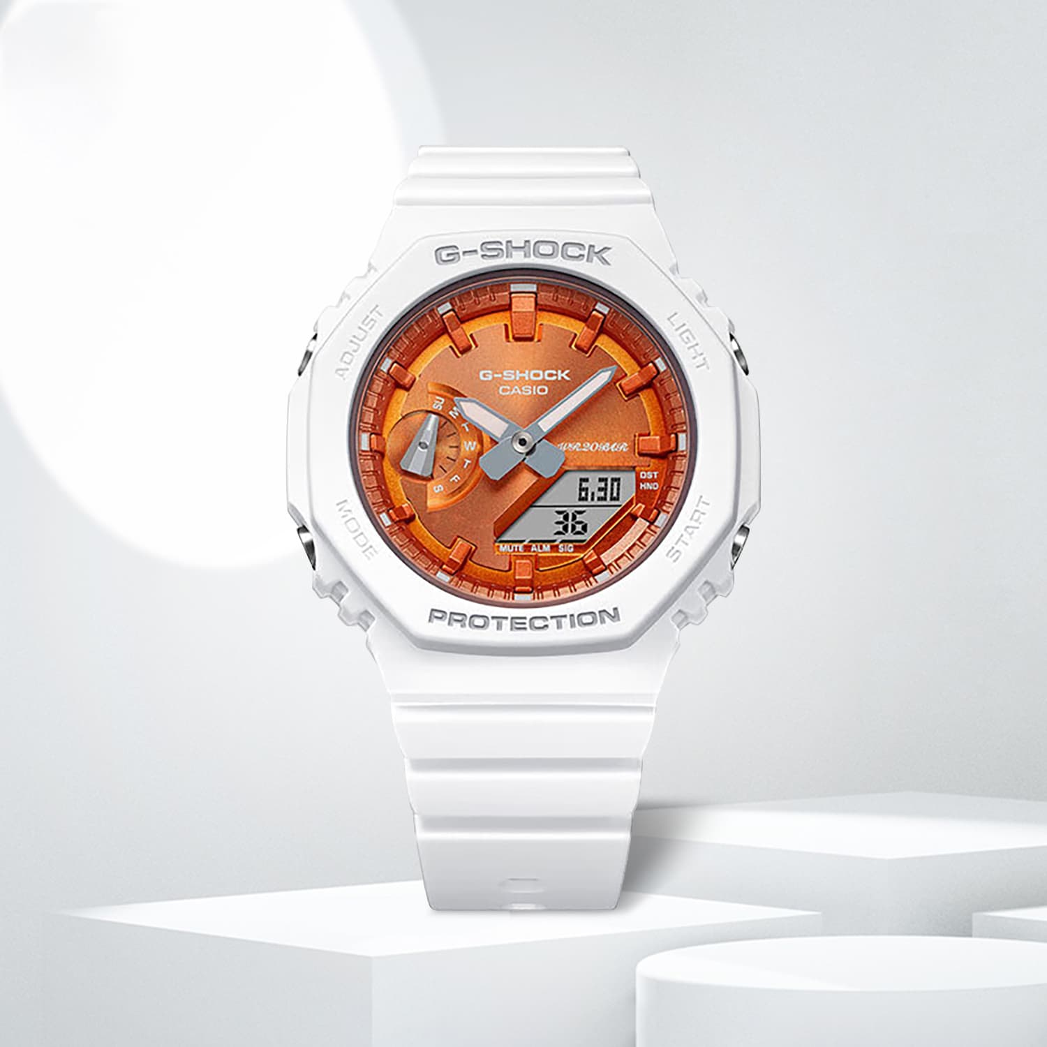 Часы CASIO GMAGA-2100 G-SHOCK GMA-S2100WS-7APRGA-2100WS-7APR - изображение 2