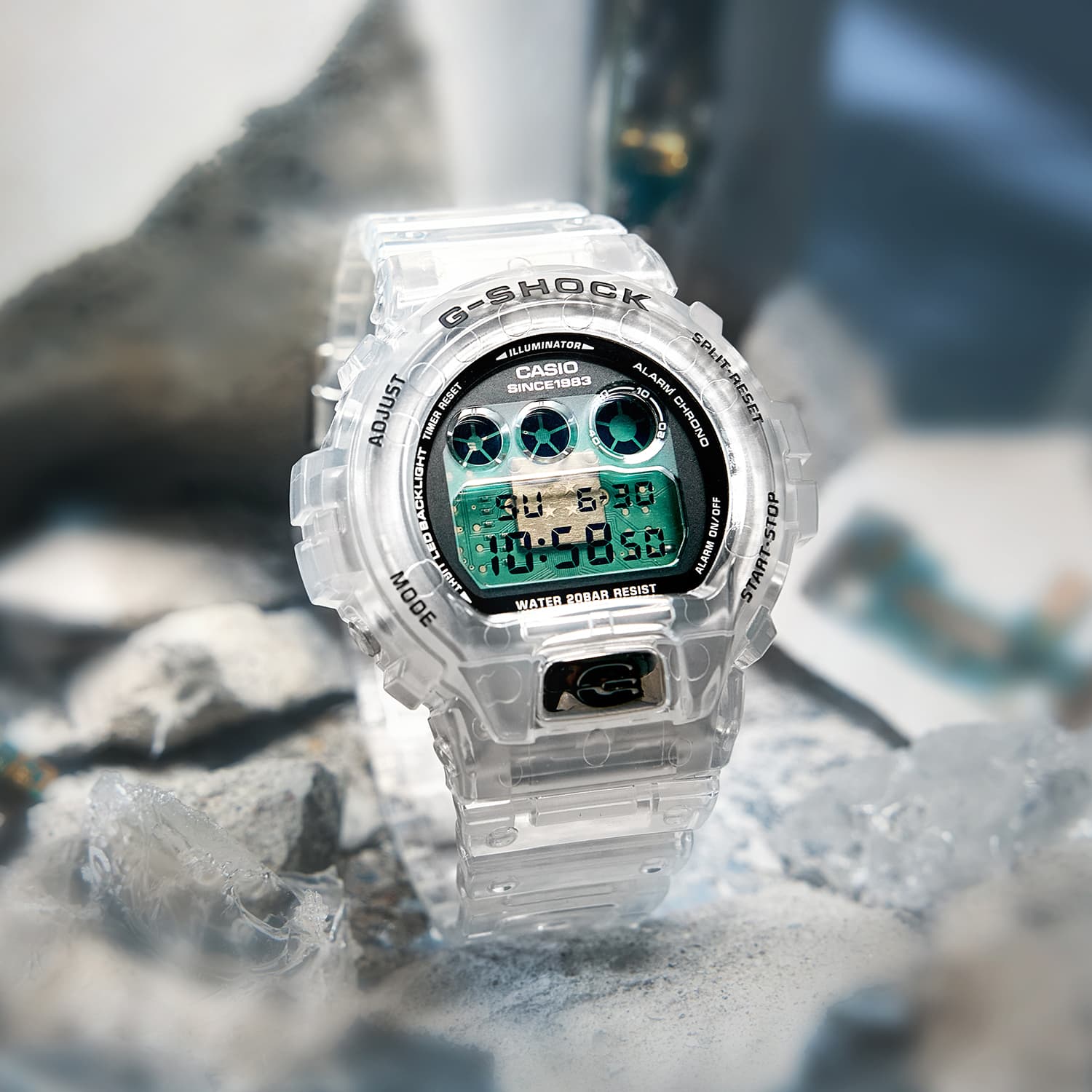 Часы CASIO G-SHOCK40 clearremix51 GS-40 - изображение 12