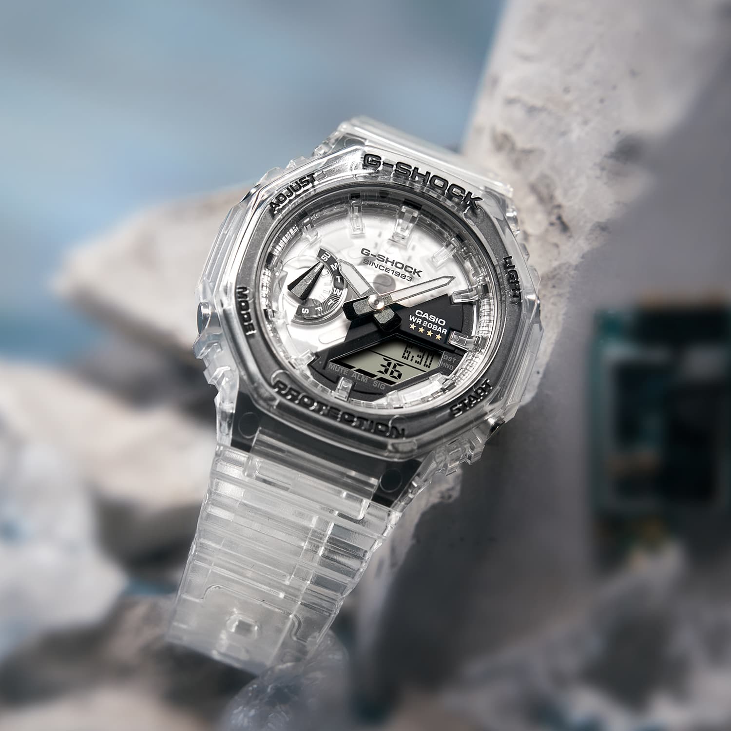 Часы CASIO G-SHOCK40 clearremix51 GS-40 - изображение 9