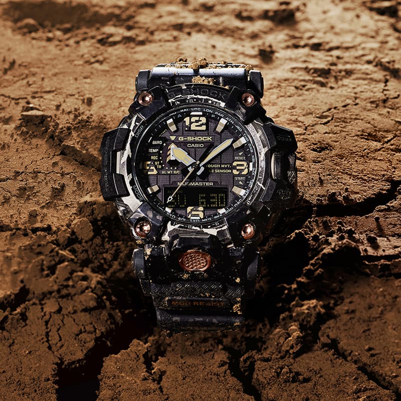 Часы CASIO G Shock BIG Грязь Король Кварцевый механизм Смола Шнуровка Часы Мужские Черный циферблат - изображение 5