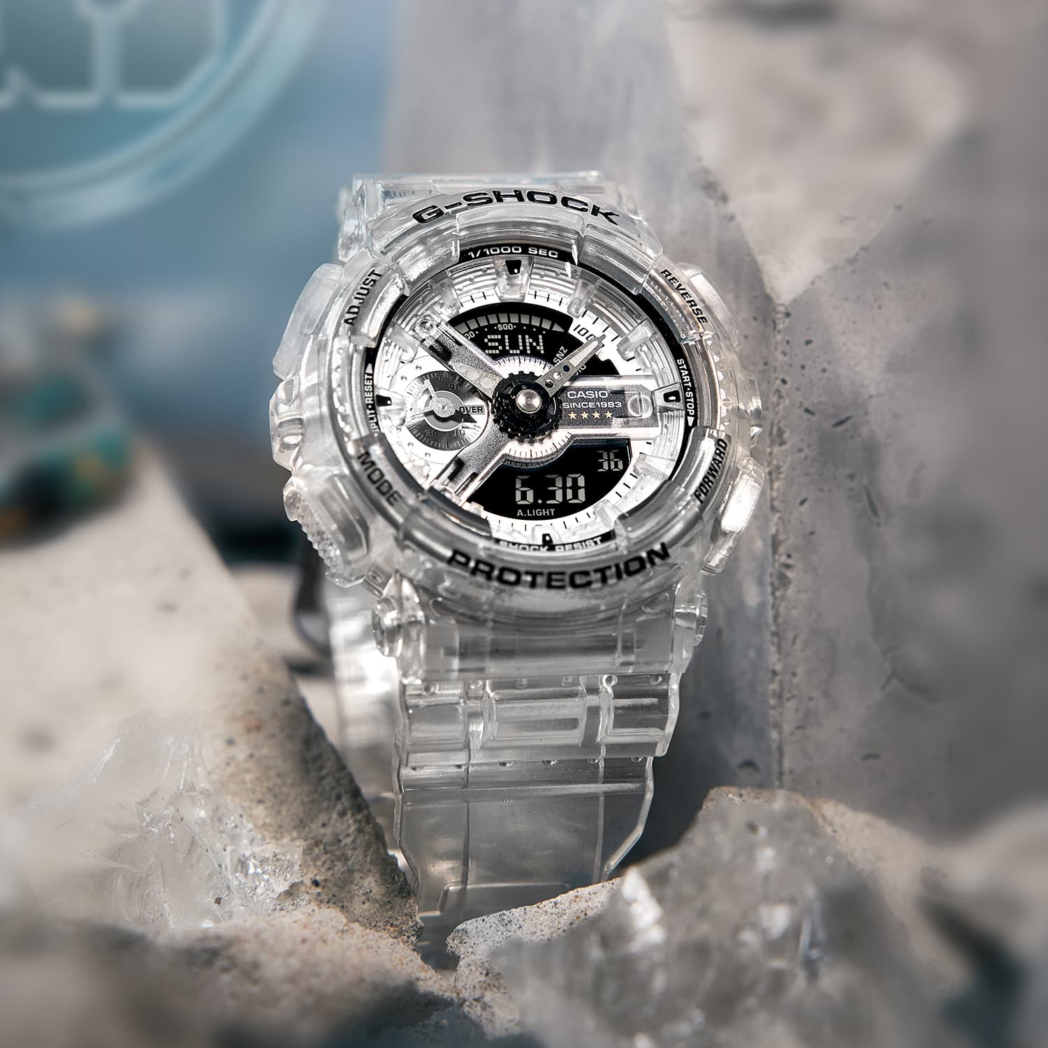 Часы CASIO G-SHOCK40 clearremix51 GS-40 - изображение 11
