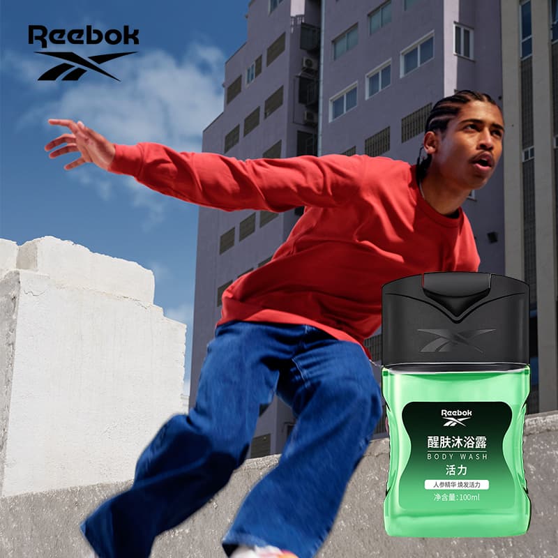 Reebok Awakening Skin Охлаждение и свежесть Мужской парфюм Увлажняющий гель для душа Чистка Спорт и Фитнес Мята - изображение 2