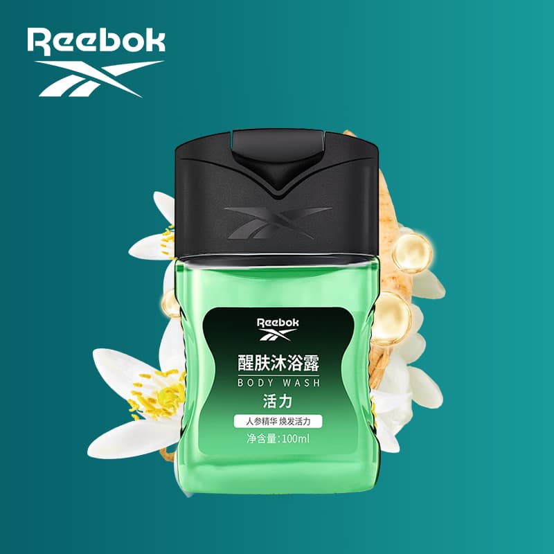 Reebok Awakening Skin Охлаждение и свежесть Мужской парфюм Увлажняющий гель для душа Чистка Спорт и Фитнес Мята - изображение 3