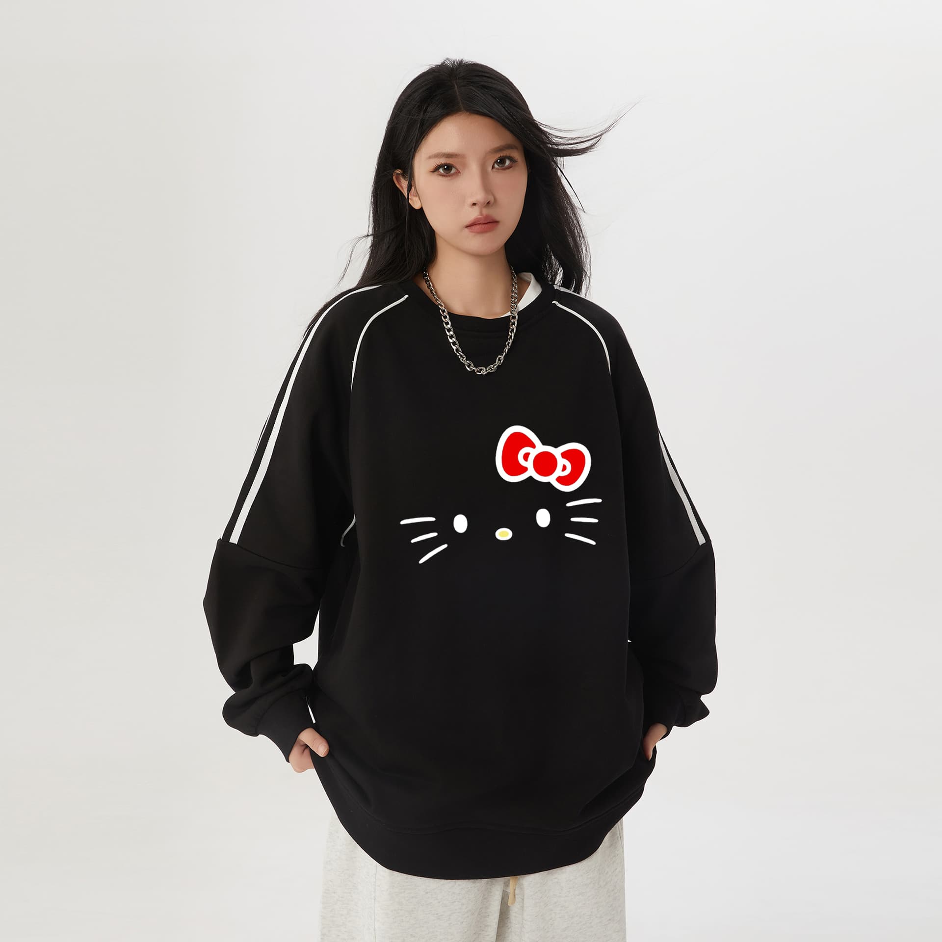 Худи Sanrio x Hello Kitty SS25 Толстовка Женское - изображение 2
