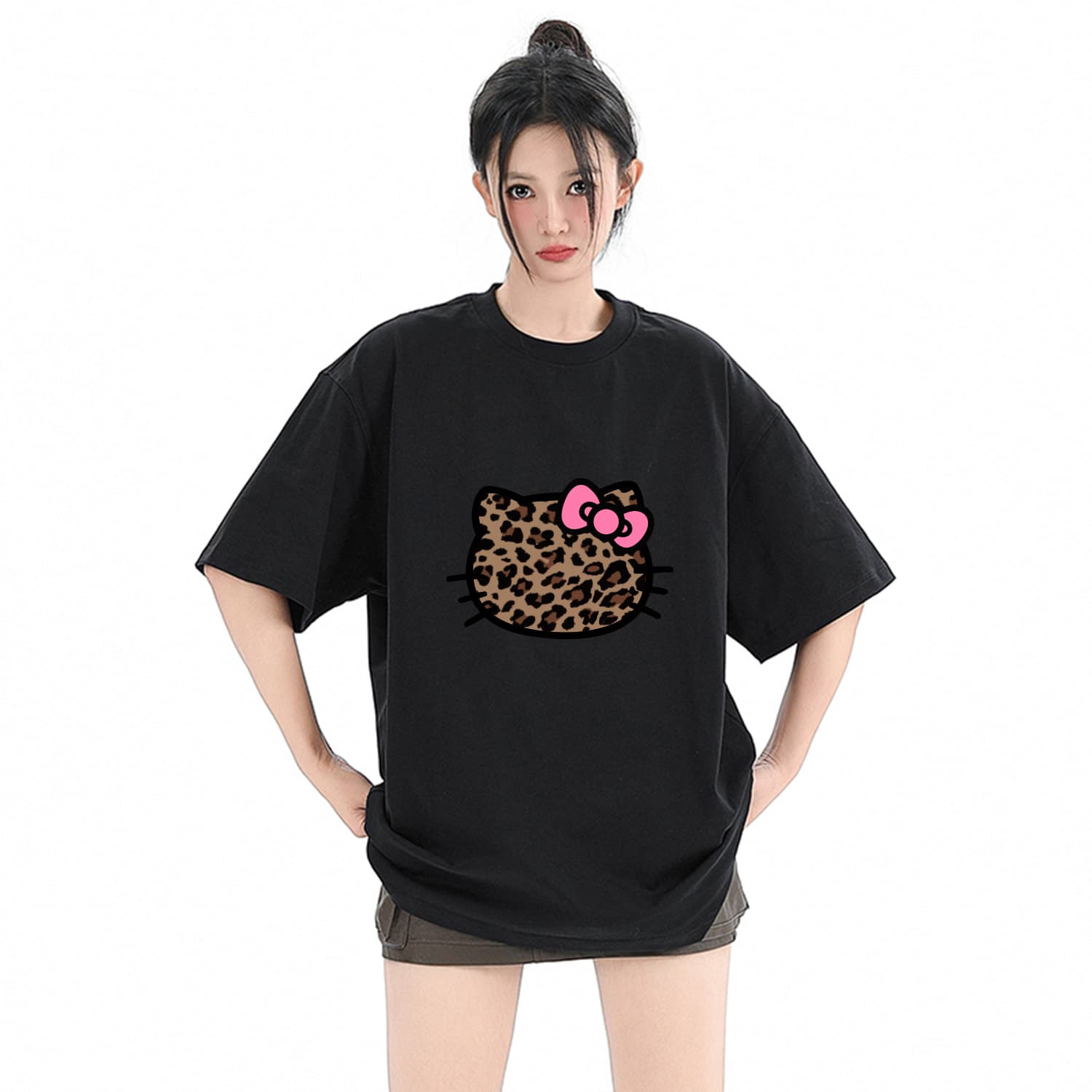 Футболка Sanrio Hello Kitty Collection Женские T-рубашки - изображение 3
