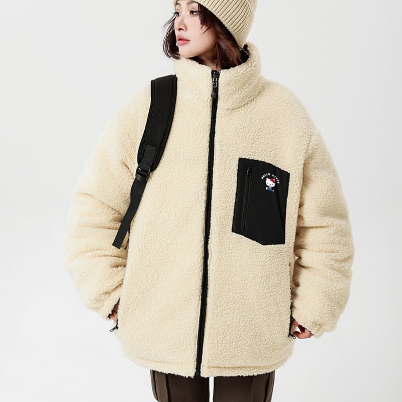 Sanrio x Hello Kitty Хелло Китти SS25 Пуховая куртка Пальто Унисекс - изображение 3