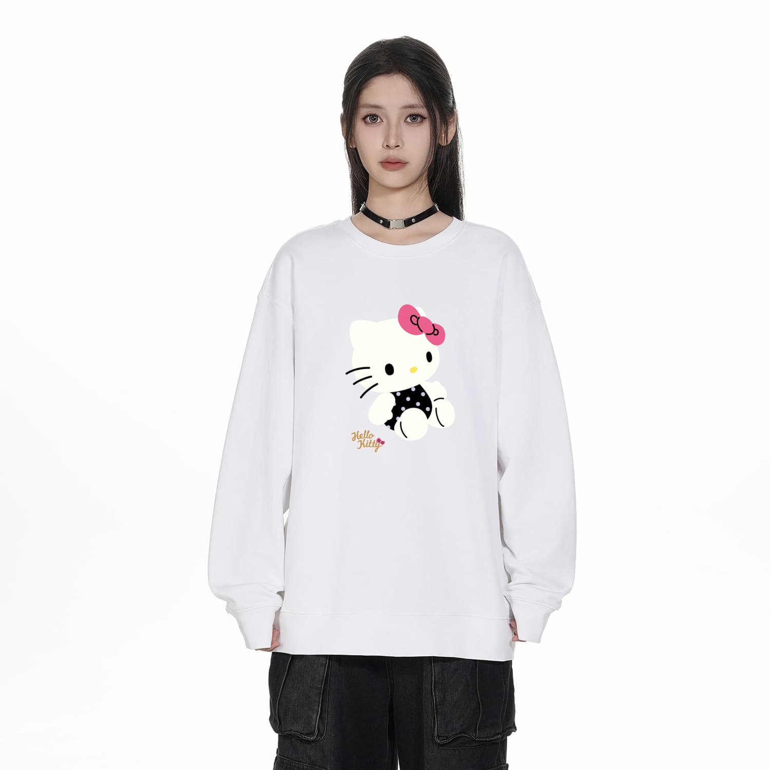 Худи Sanrio x Hello Kitty SS25 Толстовка Унисекс - изображение 3