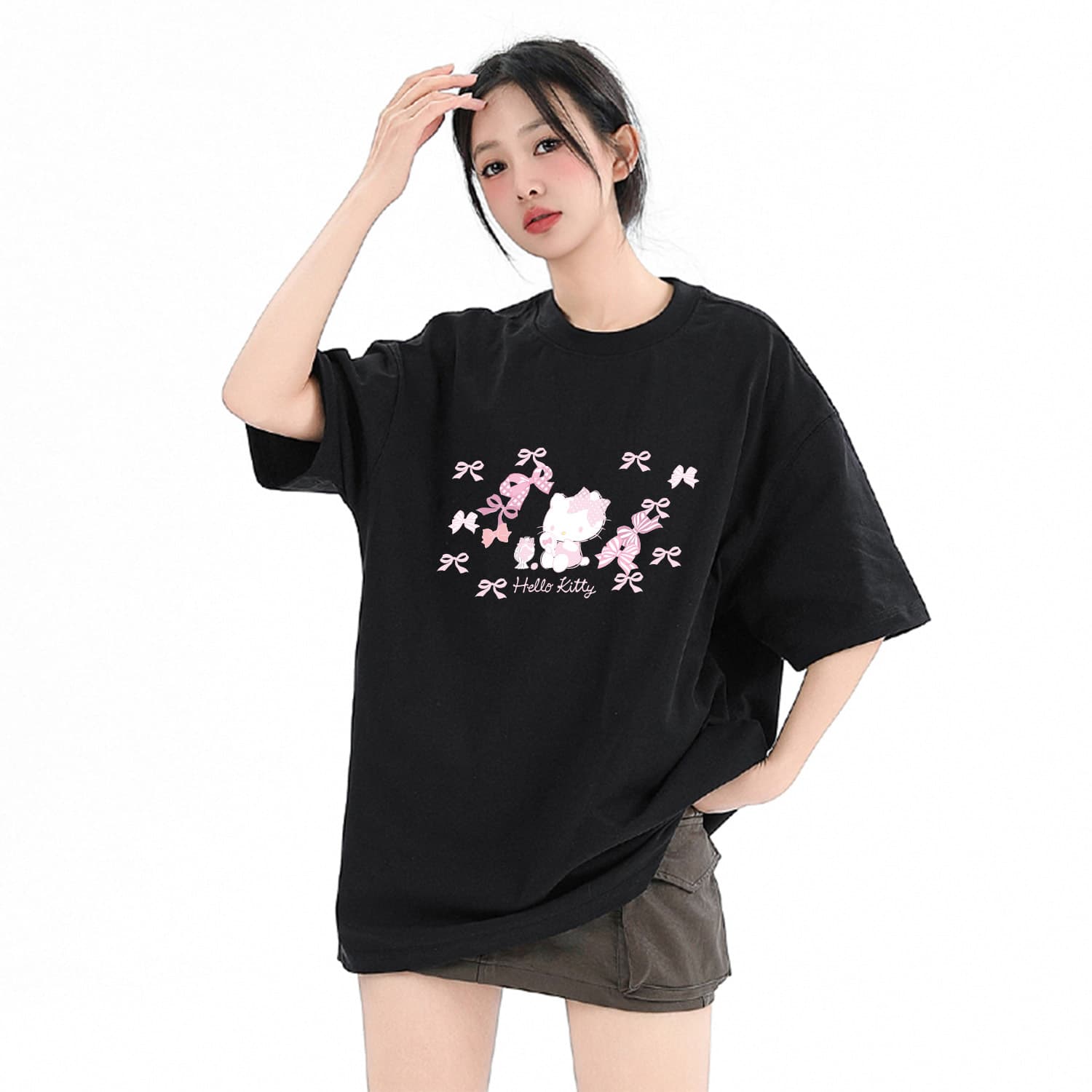Футболка Sanrio Hello Kitty Collection Женские T-рубашки - изображение 3