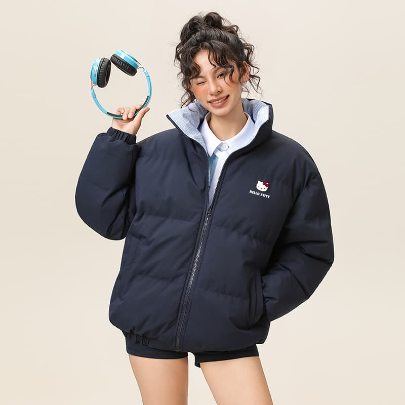 Sanrio x Hello Kitty Хелло Китти SS25 Пуховая куртка Унисекс - изображение 3