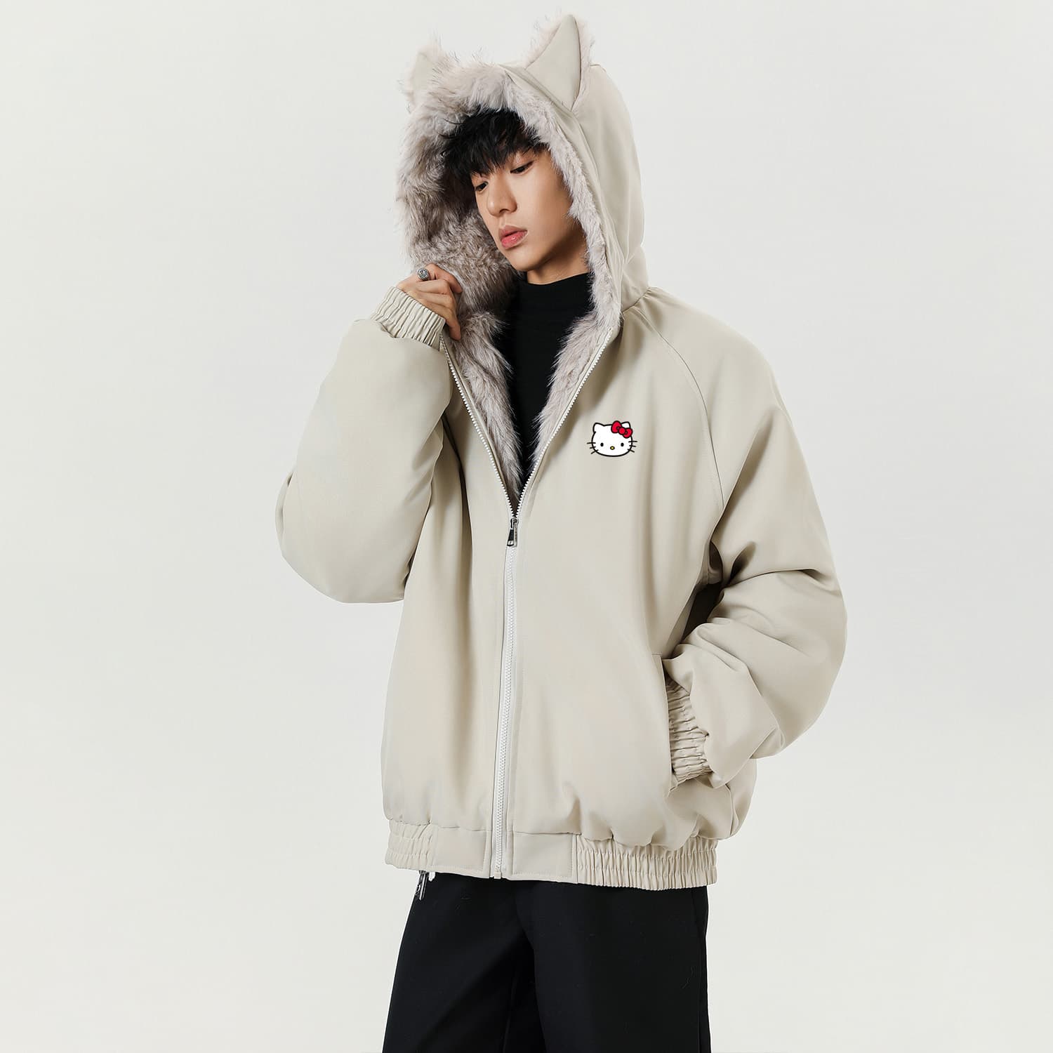Sanrio x Hello Kitty Хелло Китти SS25 Пуховая куртка Женская - изображение 3